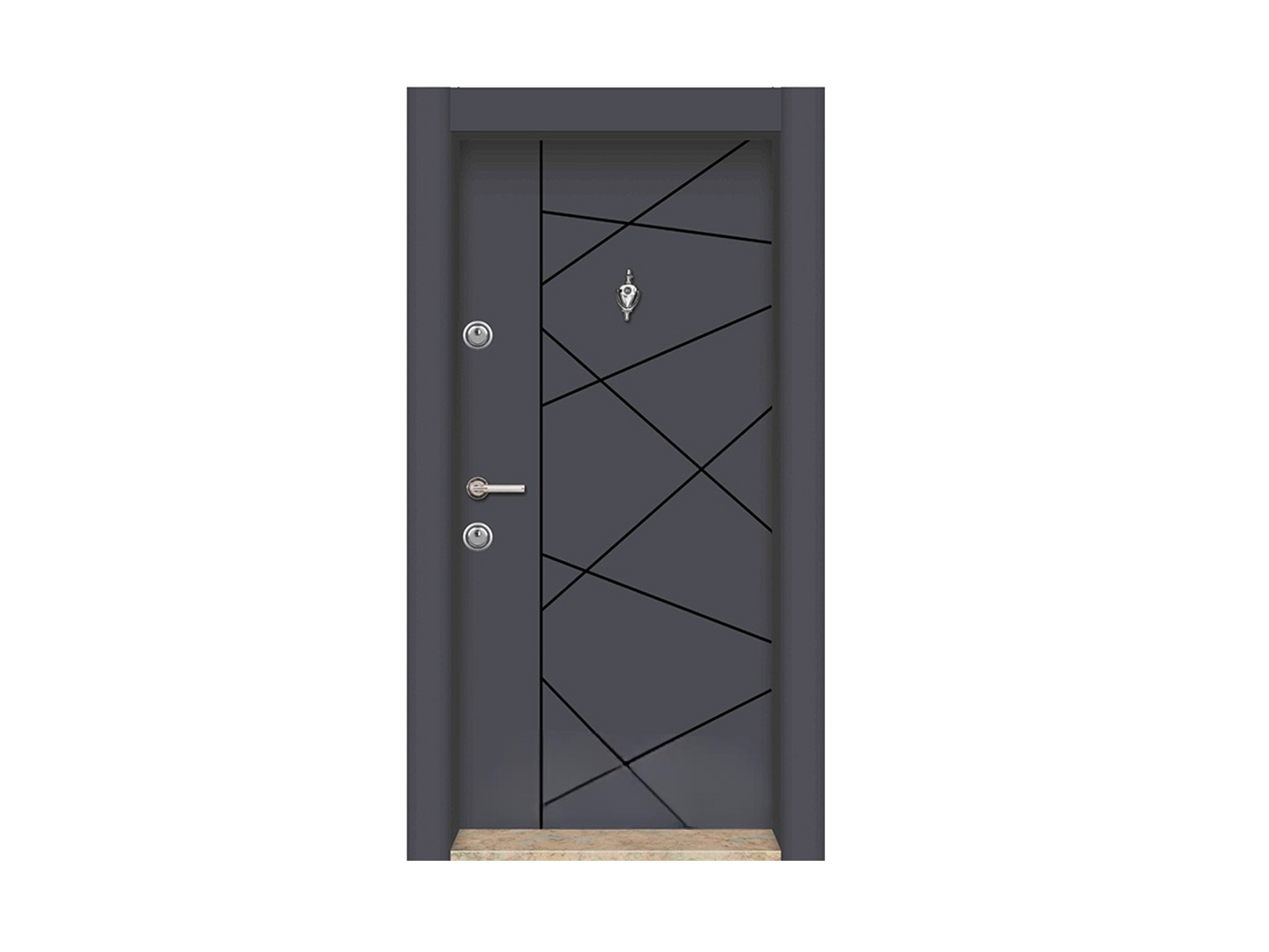 Porte blindée Parkdoor -STR- 9205 (L.:900mm ; H.:2000mm)