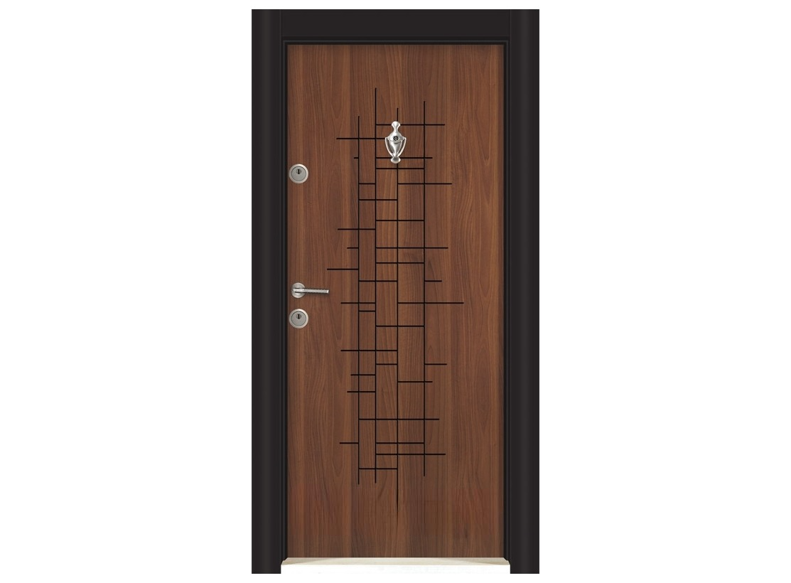 Porte blindée Parkdoor -SL207- 9231 (L.:900mm ; H.:2000mm)