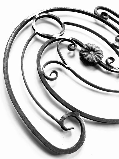 Panneau fer forgé pour garde de corps P098