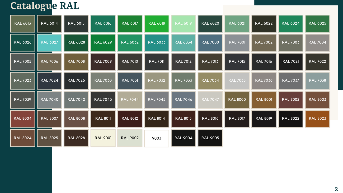 Moustiquaire enroulable avec coffre   - Couleurs sur catalogue RAL