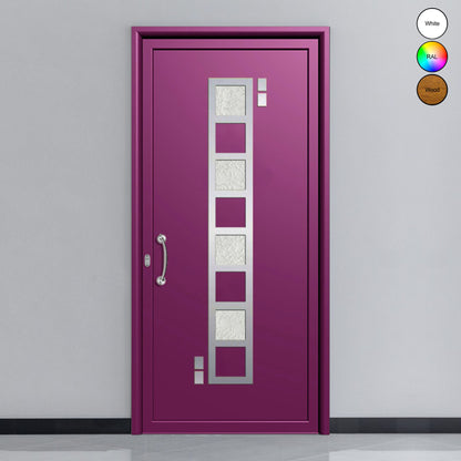 Lot de 10 panneaux décoratifs en aluminium pour porte d'entrée 6023