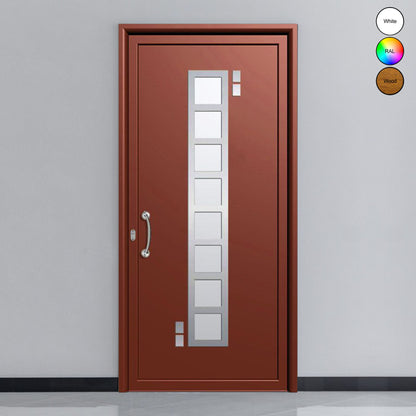 Lot de 10 panneaux décoratifs en aluminium pour porte d'entrée 6027