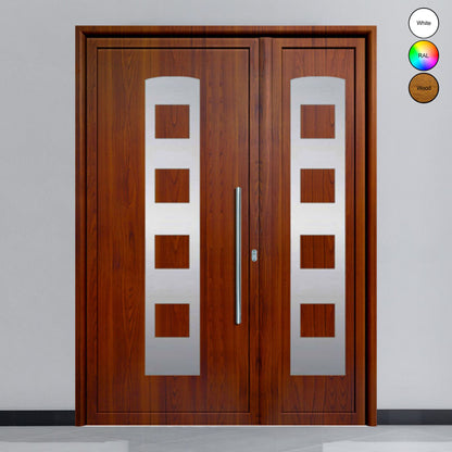 Lot de 10 panneaux décoratifs en aluminium pour porte d'entrée 6161