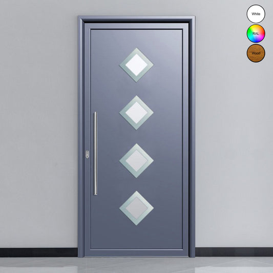 Lot de 10 panneaux décoratifs en aluminium pour porte d'entrée 6178