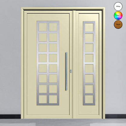 Lot de 10 panneaux décoratifs en aluminium pour porte d'entrée 6181