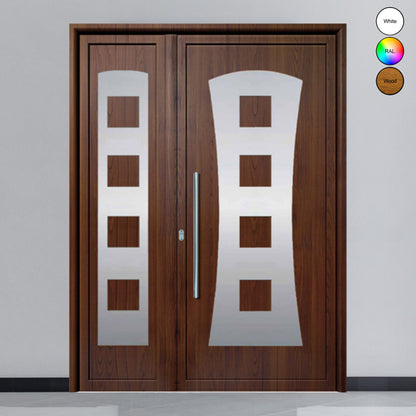 Lot de 10 panneaux décoratifs en aluminium pour porte d'entrée 6461