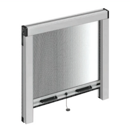 Moustiquaire enroulable avec coffre   -  Blanc RAL 9016