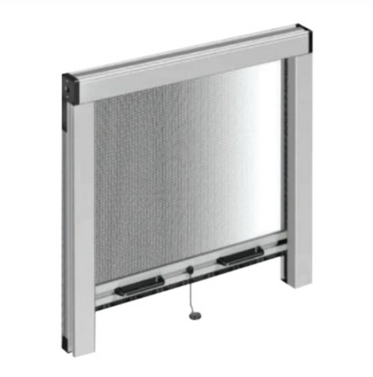 Moustiquaire enroulable avec coffre   -  Blanc RAL 9016