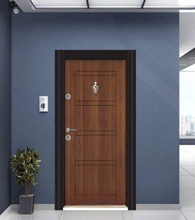 Porte blindée Parkdoor -SL102- 9235 (L.:900mm ; H.:2000mm)