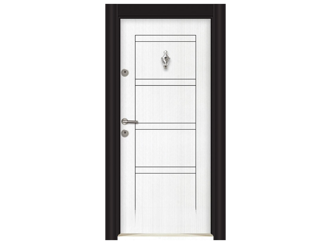 Porte blindée Parkdoor -SL102- 9235 (L.:900mm ; H.:2000mm)