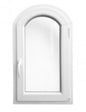 Fenêtre PVC cintré 1 ventail ouvrant sur-mesure 700x455x565