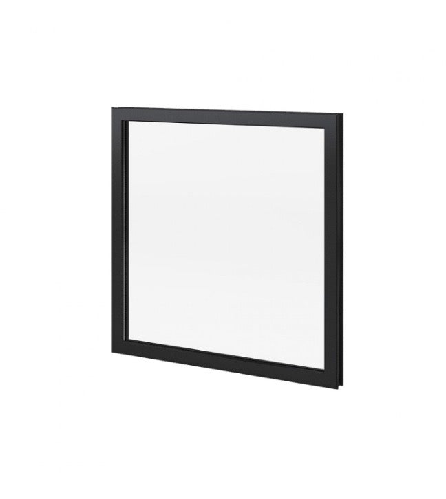 Châssis fixe en Aluminium pour l'intérieur simple vitrage (L.:1200 mm x H.:1100 mm)