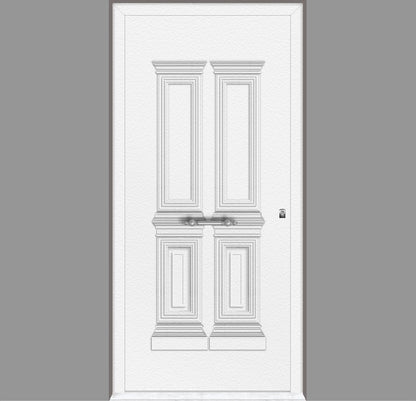 Porte d'entrée en aluminium TRADITIONAL DESIGN 5024-1131-8