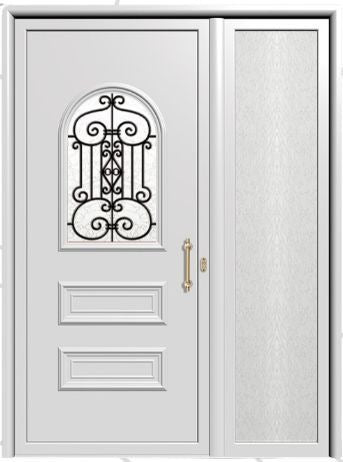 Porte d'entrée en aluminium CLASSIC DESIGN 2312-3365-1 (L.:1180mm x H.:2230mm)