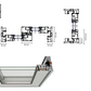 Châssis coulissant en aluminium à soulèvement 3 ventaux  SMARTIA S560 (L.:3200mm x H.:2200mm)